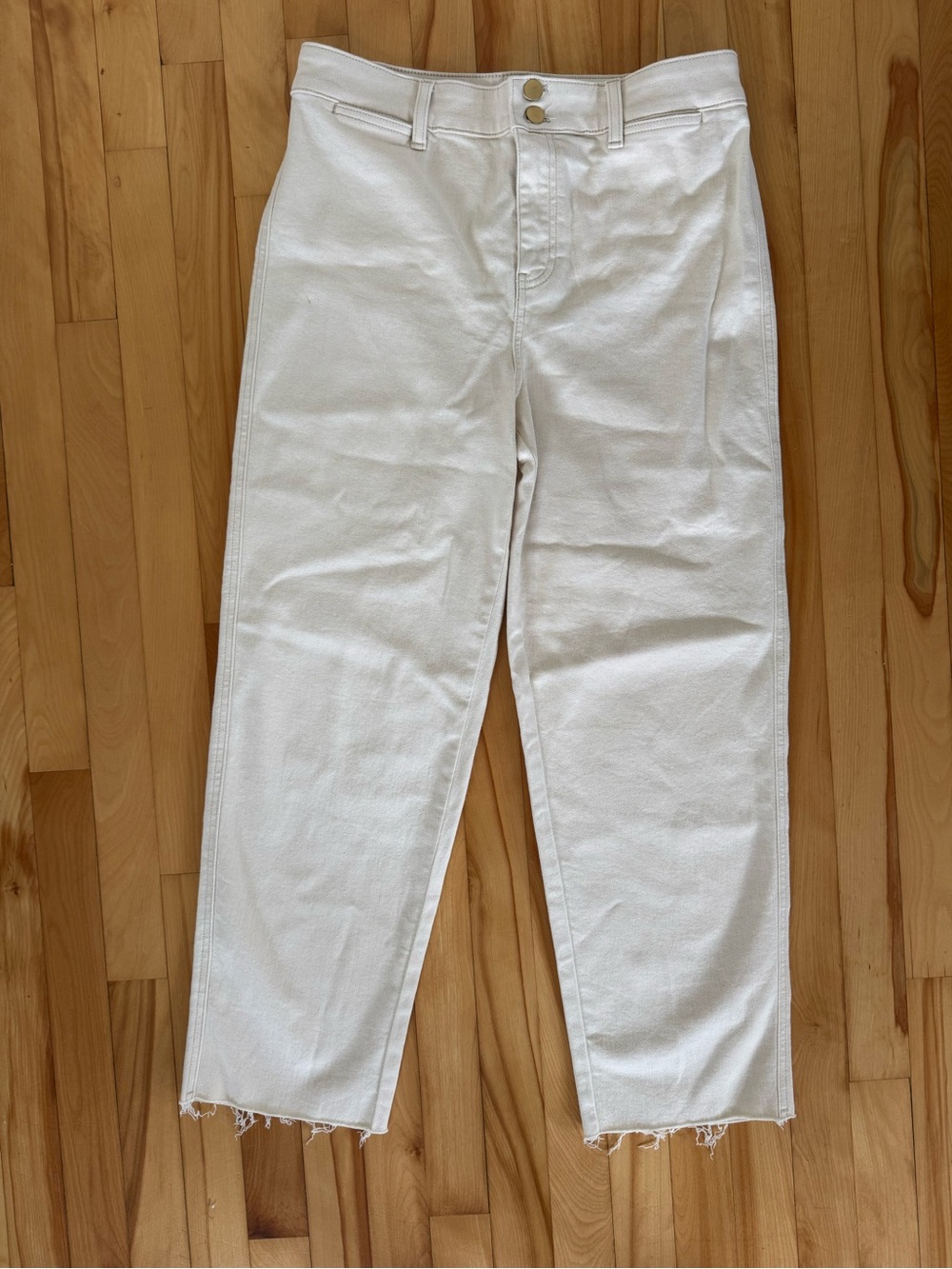 Talbots Straight-Leg Jean with Raw Hem